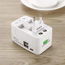 Clopal International Travel Adapter with USB & Type-C Charging Ports