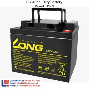 Long Battery 12V-40aH Dry Battery