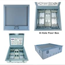 Floor Box with Metal Base