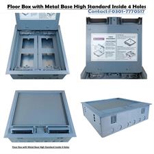 Floor Box with Metal Base