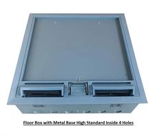 Floor Box with Metal Base