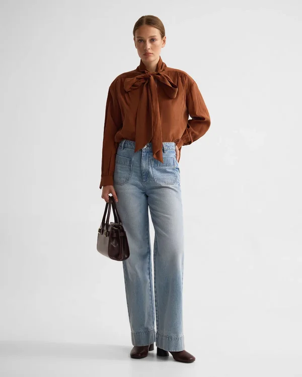 Julia Scarf Neck Top