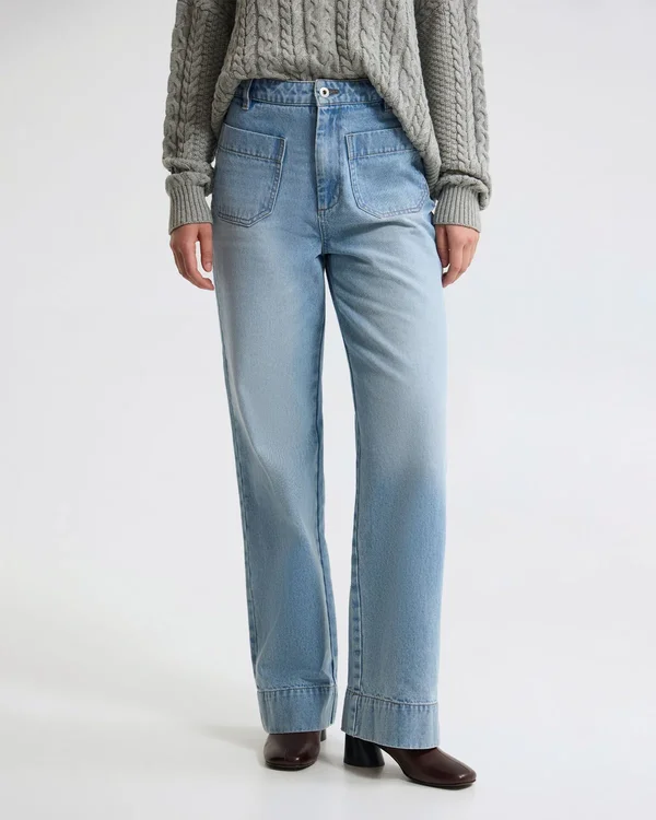 Pocket Front Denim Jeans