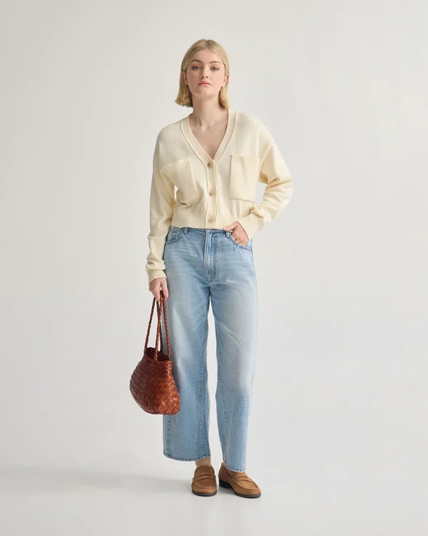 Violet Cotton Cardigan