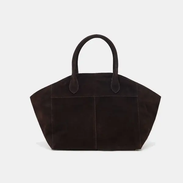 Suede Tote Bag