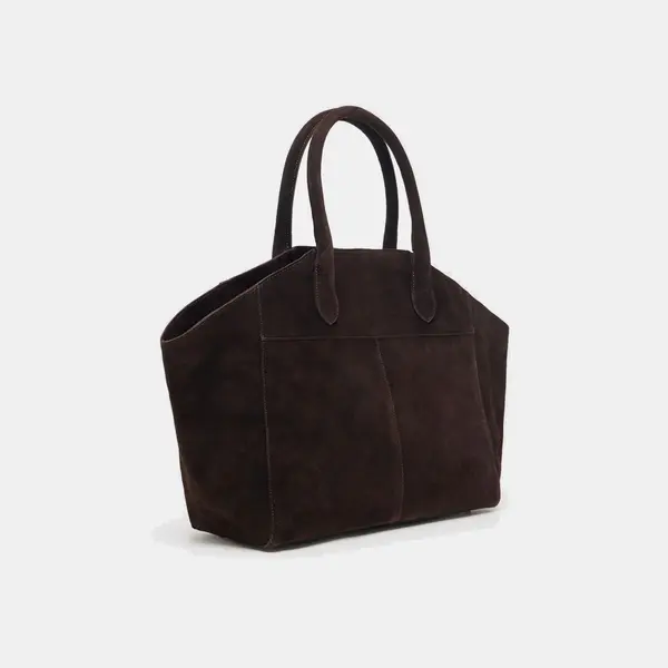 Suede Tote Bag
