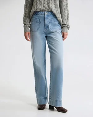 Pocket Front Denim Jeans