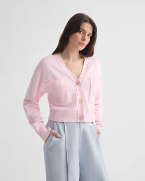 Violet Cotton Cardigan