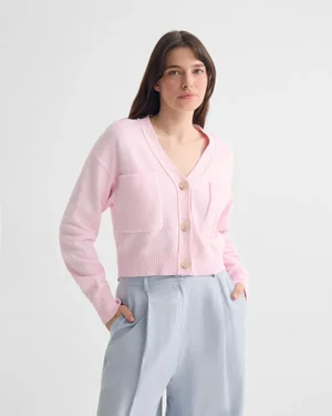 Violet Cotton Cardigan