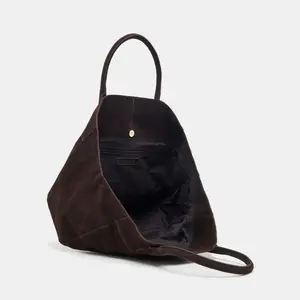 Suede Tote Bag