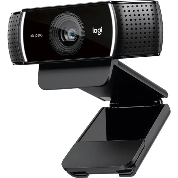 Logitech C922 Pro HD Stream Webcam, 1080p 30fps Or 720p 60fps, Autofocus Glass Lens, Built-in Stereo Mic, 78 Degree Field of View, 1.2x Digital Zoom