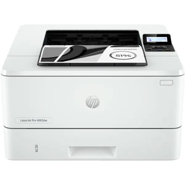 HP LaserJet Pro 4003DW Printer Duplex Wireless, Up To 42 PPM Black, White (Official Warranty)