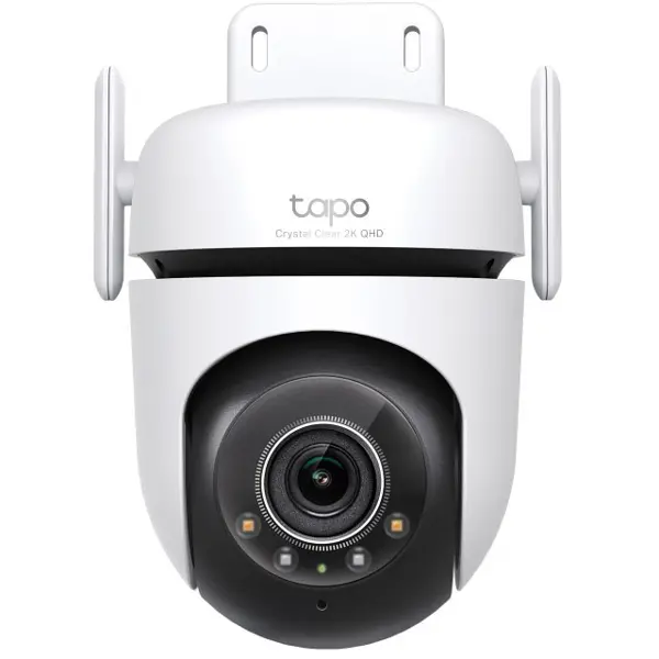 TP-Link Tapo C520WS Outdoor Pan/Tilt Security Wi-Fi Camera | 2K QHD Live View, Starlight Color Night Vision, Alexa and Google Assistant supported, 4MP QHD (2560×1440)