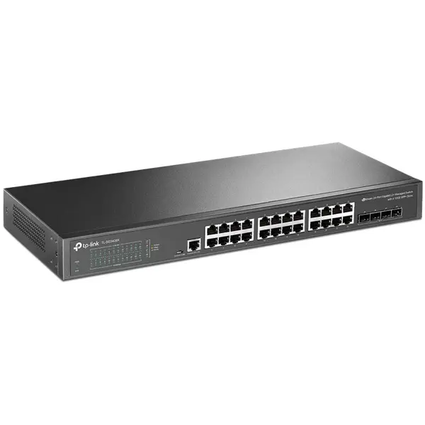 TP-Link TL-SG3428X JetStream 24-Port Gigabit L2+ Managed Switch with 4 10GE SFP+ Slots