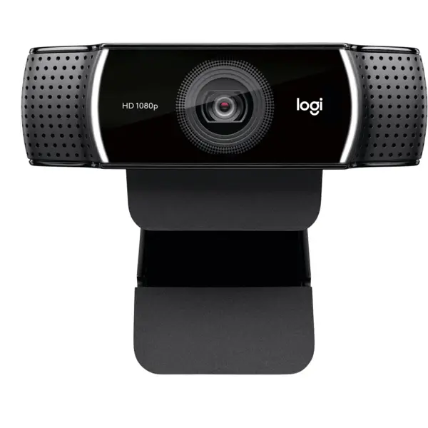 Logitech C922 Pro HD Stream Webcam, 1080p 30fps Or 720p 60fps, Autofocus Glass Lens, Built-in Stereo Mic, 78 Degree Field of View, 1.2x Digital Zoom