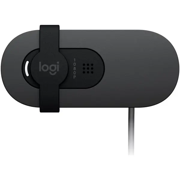 Logitech BRIO 105 FHD 1080p Business Webcam with Auto Light Balance | 960-001592 | Certified for Google Meet | Works with Chromebook | Privacy Shutter