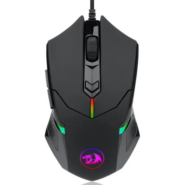 Redragon Centrophorus 2 M601 Wired Gaming Mouse, 7200 DPI, RGB, Black