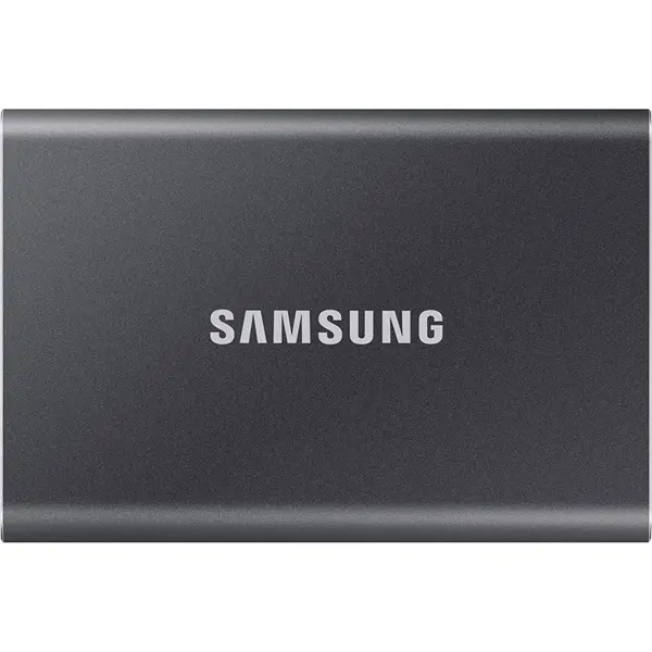 Samsung Portable SSD T7 2TB Gray MU-PC2T0T/WW USB 3.2 Gen.2 - Up to 1,050MB/s - Shock Resistant - Thermal Control