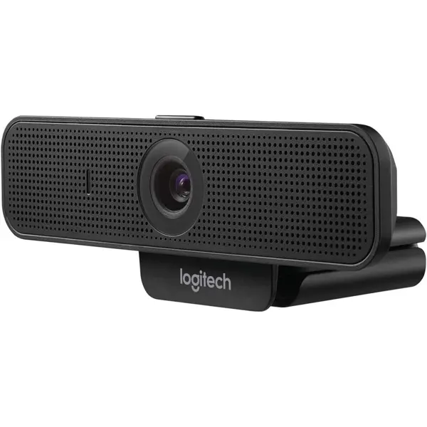 Logitech C925e Business Webcam, 1080p 30fps, 78 Degree FOV, Autofocus, RightLight 2, Dual Omnidirectional Mics, H.264, USB-A, Privacy Shutter, Black, 960-001076
