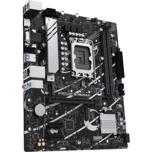 ASUS Prime B760M-K Intel® B760 LGA 1700 mATX Motherboard DDR5 - Aura Sync - Ready for Advanced AI PC