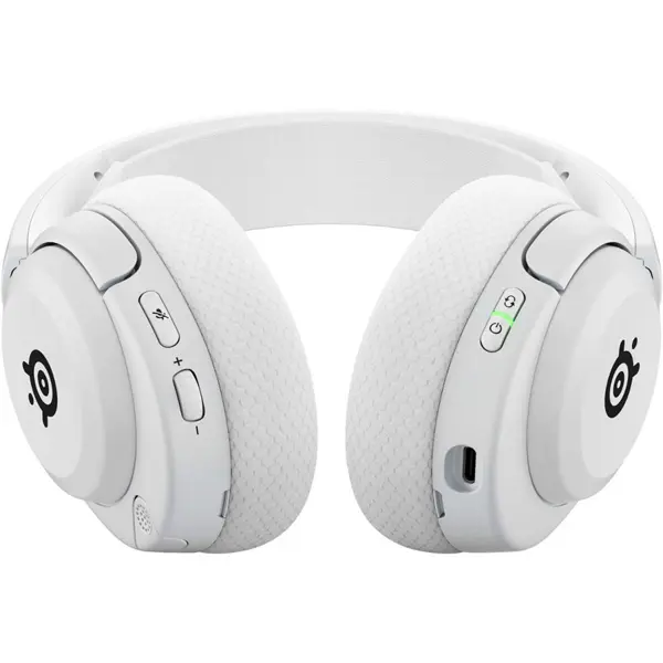 SteelSeries Arctis Nova 5 Multi-System Wireless Gaming Headset, Neodymium Magnetic Drivers, 100 Plus Audio Presets, 60HR Battery, 2.4GHz or Bluetooth 5.3, Gen2.X Mic, White, 61671