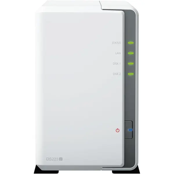 Synology DS223j 2-Bay Diskstation NAS | 4TB Bundle WD Red Plus