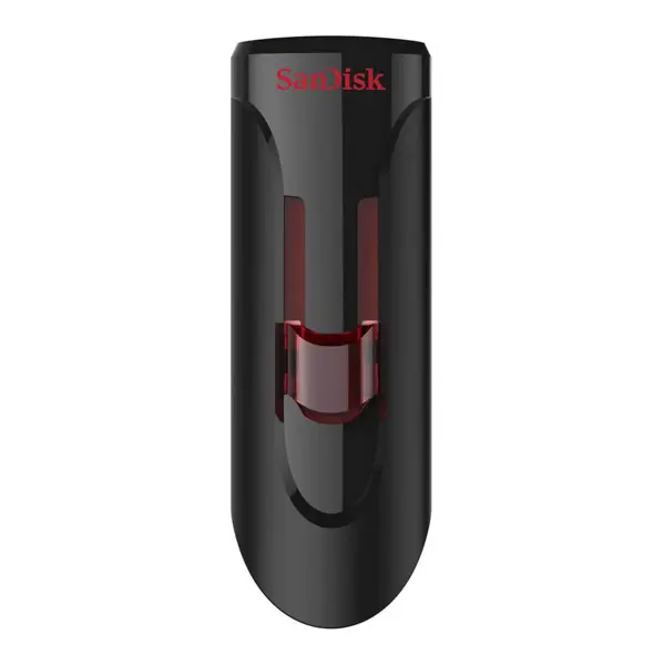 SanDisk Cruzer Glide 3.0 USB Flash Drive, 64GB, USB-A, USB 3.0 Interface, Retractable Design