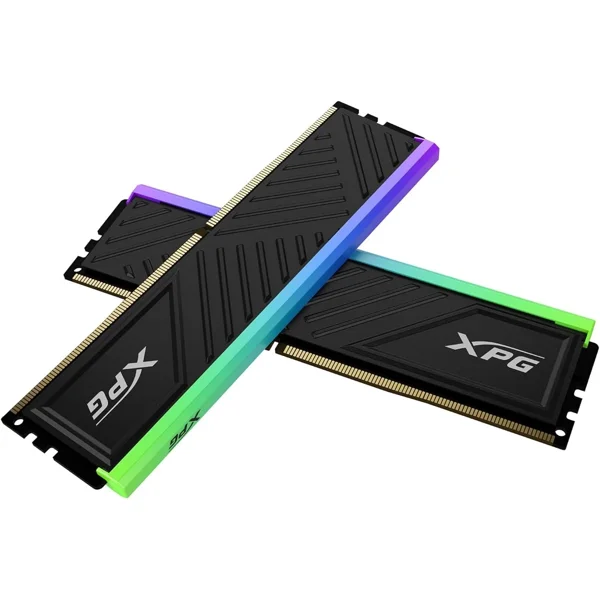 XPG SPECTRIX D35G Desktop Memory Kit, 16GB 2x8GB, DDR4, 3200MHz, CL16, RGB, Black, AX4U32008G16A-DTBKD35G