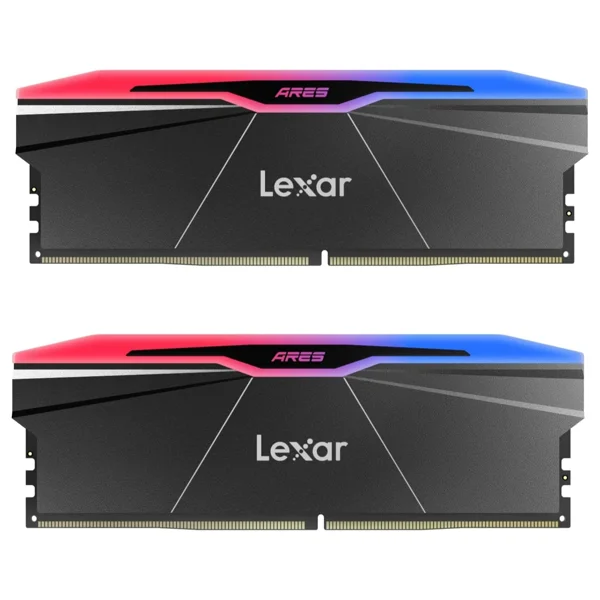 Lexar ARES Gen2 RGB DDR5 RAM, 32GB 2x16GB, 8000MT/s, Intel XMP 3.0, CL38-48-48-100, 1.45V, LD5U16G80C38BR-RGD