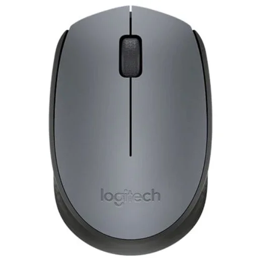 Logitech M171 Wireless Mouse, Grey and Black, 910-004655