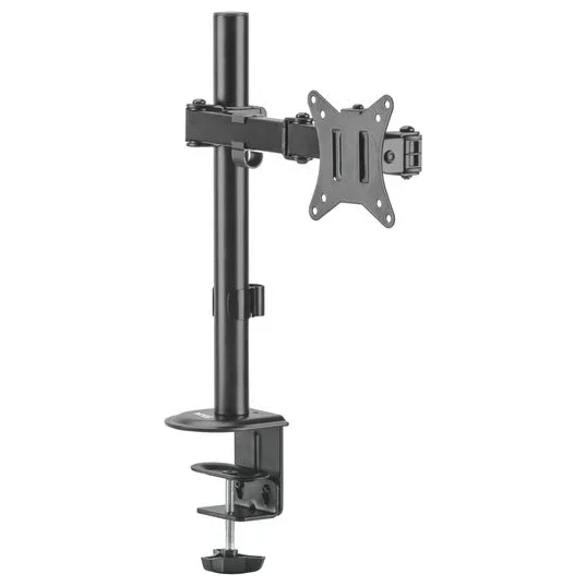 MXG BMA-12P Single Monitor Steel Articulating Monitor Mount, Matte Black