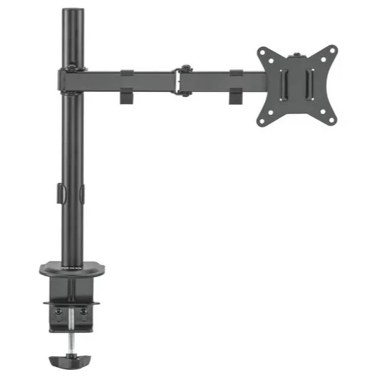 MXG BMA-12P Single Monitor Steel Articulating Monitor Mount, Matte Black