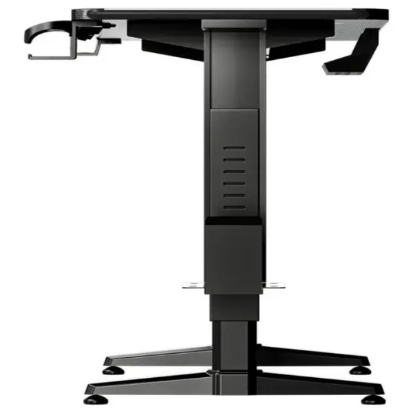 AndaSeat Terminator Adjustable Gaming Desk, RGB Gaming Atmosphere Lights, 71-117cm Height, 160x60cm, 100kg Max, AD-D-DD1-1600L-01-B