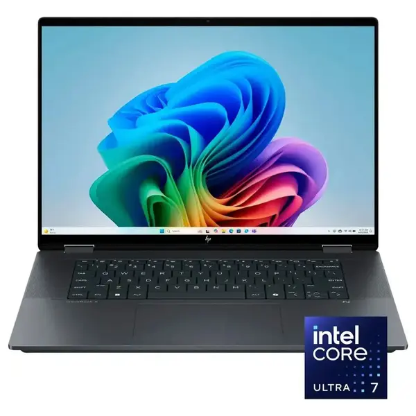HP OmniBook X AS0023dx Flip 16 2 In 1 Laptop Intel Core Ultra 7 256V 16GB RAM 1TB SSD 16" 2K 1200p IPS Touchscreen Backlit KB Windows 11 Eclipse Gray