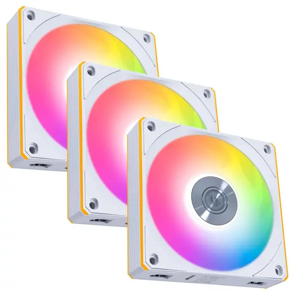 Lian Li UNI FAN CL Wireless 120 ARGB 3-Pack, L-Wireless Sync, 250-2150rpm, 29.8dBA, White, 12CL1W3W