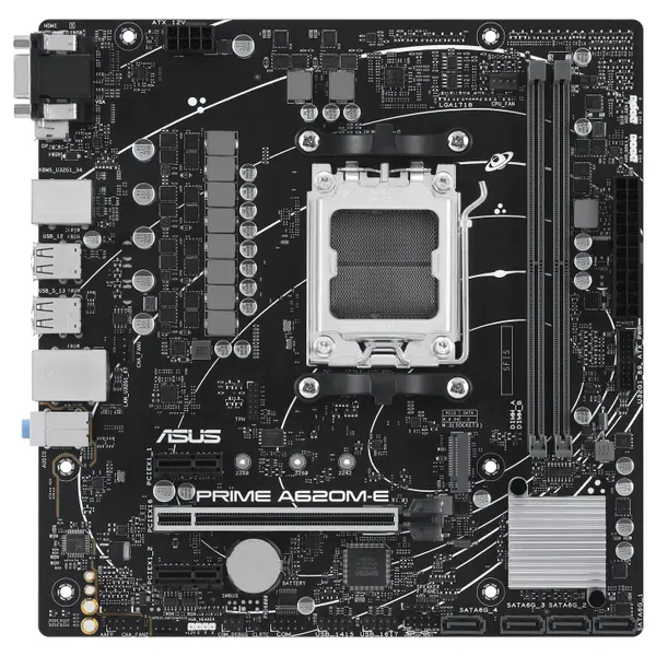 Asus PRIME A620M-E Motherboard Micro-ATX AM5, DDR5, PCIe4.0, M.2, HDMI, DisplayPort, VGA