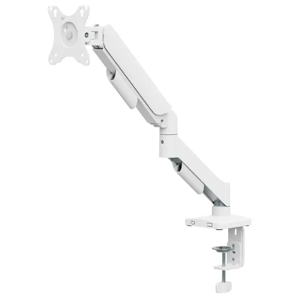 MXG EMA-12W Economical Mechanical Spring Monitor Arm White