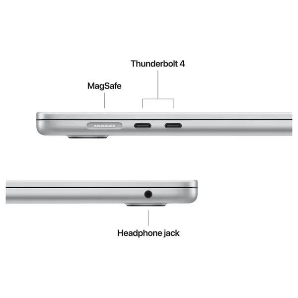 Apple MacBook Air 15 inch Apple M5 10-Core Chip 16GB Unified RAM 512GB SSD Silver MDV94