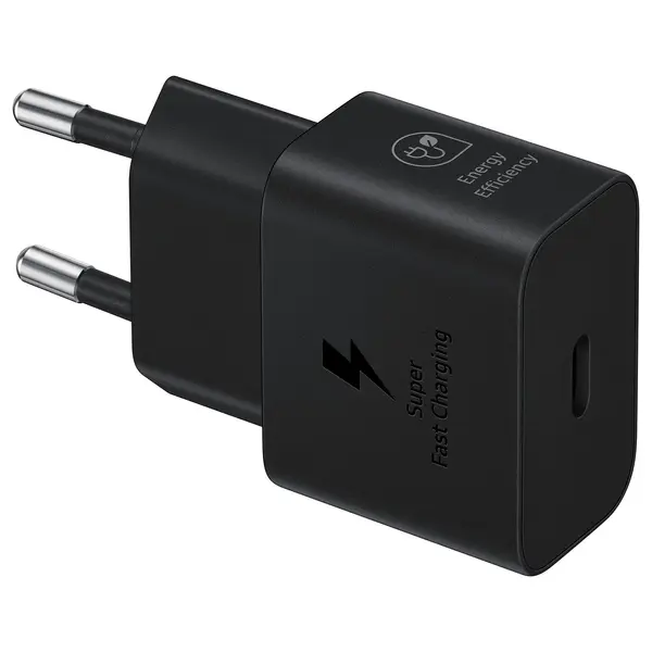 Samsung 25W Power Adapter Wall Charger, Super Fast Charging 25W PD 3.0 PPS, Black
