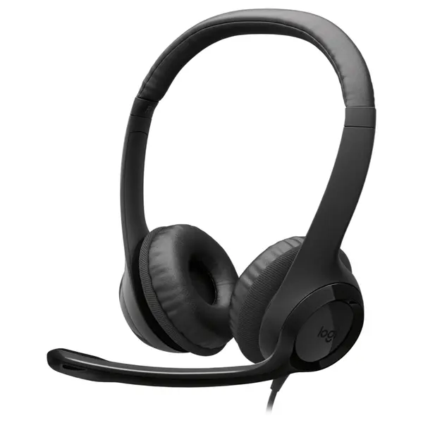 Logitech H390 USB-C Computer Headset Black