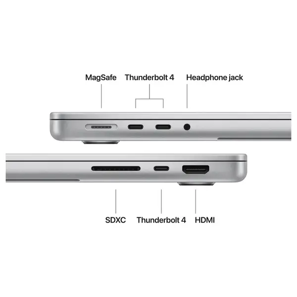 Apple MacBook Pro Laptop Apple M5 10-Core Chip 24GB RAM 1TB SSD 14 Inch Liquid Retina XDR Silver MDE64