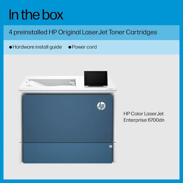HP Color LaserJet Enterprise 6700dn Printer, 55 Ppm, 1200x1200 Dpi, Auto Duplex (Official Warranty)
