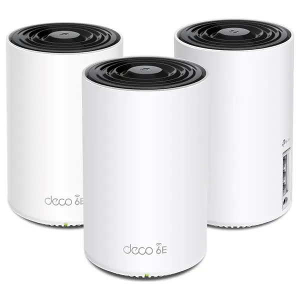 TP-Link Deco XE75 AXE5400 Tri-Band WiFi 6E Mesh WiFi System, Up To 7200 Sq.Ft Coverage, Total Speeds Up To 5400Mbps, 3-Pack