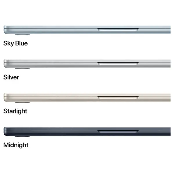 Apple MacBook Air 13, Apple M5 10-Core Chip, 16GB Unified RAM 1TB SSD, 13.6" 2560 x 1664 Liquid Retina Display, 10-Core GPU, macOS, Silver, MDH84