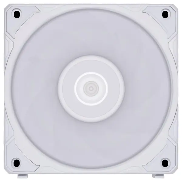 Lian Li Uni Fan P28 120mm PWM, Noise-Optimized Fan, Silent Normal and Performance Modes, Daisy-Chainable Design, Liquid Crystal Polymer Fan Blades, White, UF-P28120-1W