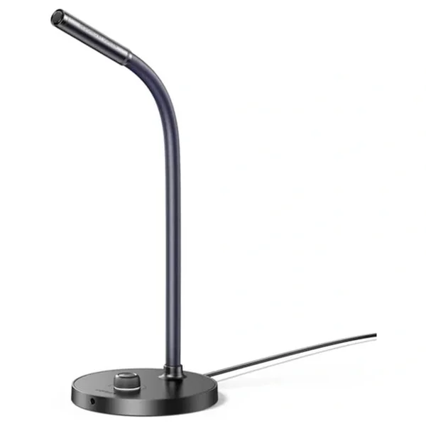 UGREEN USB Microphone Studio Recording MIC 90416, 16-Bit 48KHz, Omnidirectional Pickup, USB Plug-and-Play and 3.5mm Auxiliary Input