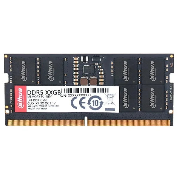 DAHUA C500 Series DDR5 8GB SO-DIMM Laptop Memory, 5600MT/s, CL46, 1.1V, DHI-DDR-C500S8G56