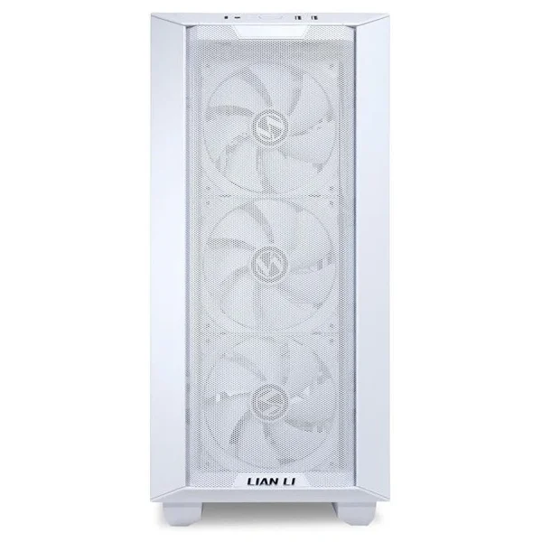 Lian Li Lancool III RGB Gaming Case, 4x 140mm PWM ARGB Fans, Supports Up to 420 Radiator, 12 Storage Drives Capacity, White LANCOOL 3R-W