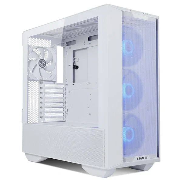 Lian Li Lancool III RGB Gaming Case, 4x 140mm PWM ARGB Fans, Supports Up to 420 Radiator, 12 Storage Drives Capacity, White LANCOOL 3R-W