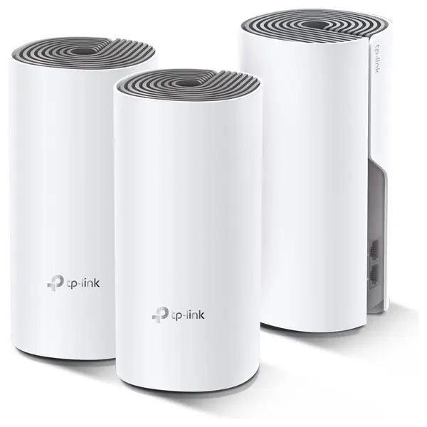 TP-Link Deco E4 AC1200 Whole Home Mesh Wi-Fi System, Wi-Fi 5 Dual-Band Up To 1167Mbps, Up To 4,500 Square Feet Coverage, Up To 100 Devices, 3-Pack